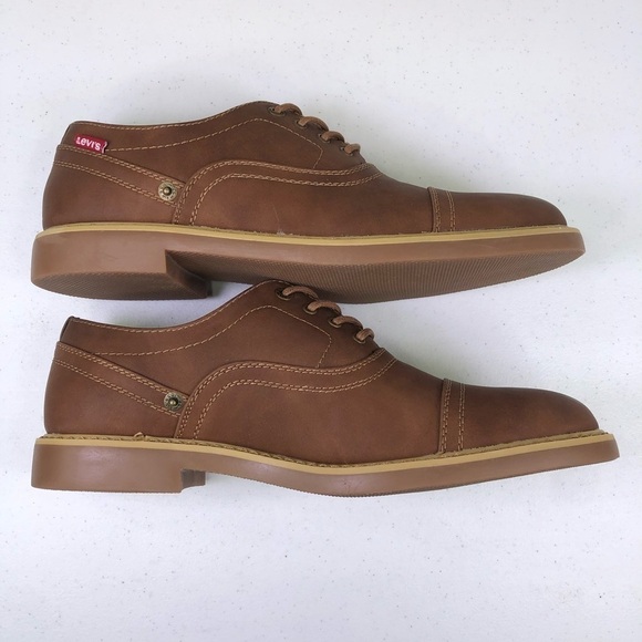 Levis ESSEX UL LEATHER LOW SPORT SNEAKERS SHOES - Picture 2 of 11